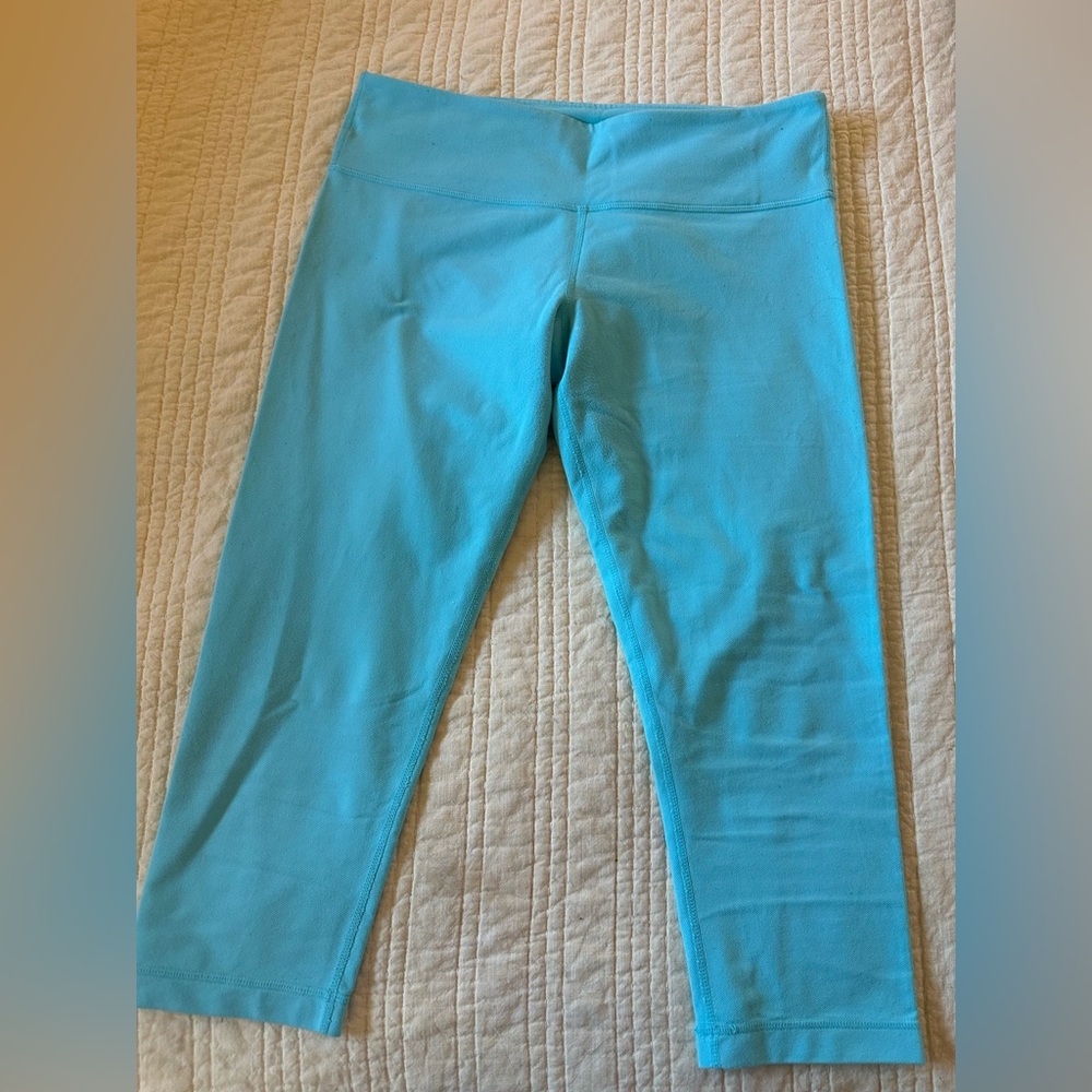 Lululemon Athletica Aqua Leggings